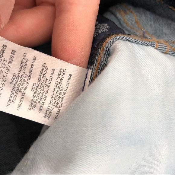 MADEWELL 10" High-Rise Skinny Jeans Lucille Wash Dark Wash Stretch Denim 25 - Picture 8 of 9